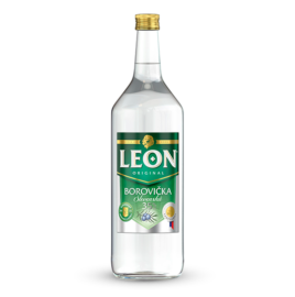 Fľaša LEON Borovička 35